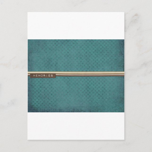 Postal Recuerdos VERDES DE LIBRO DE BRAZOS (Anverso)