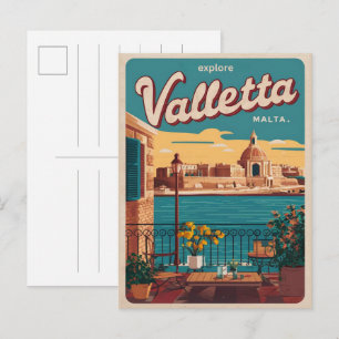 Postal Recuerdos y regalos de viaje de la antigua Vallett