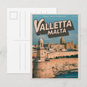 Postal Recuerdos y regalos de viaje de la antigua Vallett