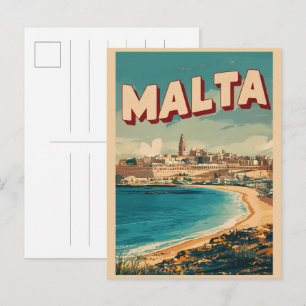 Postal Recuerdos y regalos de viaje de Valletta, Malta vi