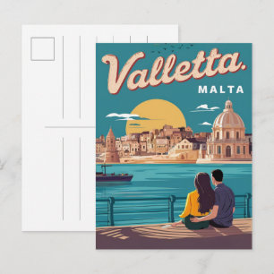Postal Recuerdos y regalos de viaje de Valletta, Malta vi