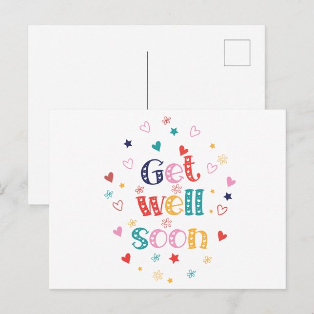 Postal Recupérate Pronto (Anverso / Reverso)