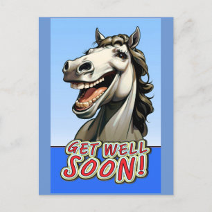 Postal recupérate pronto caballo