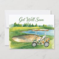 Recupérate pronto con Carrito de Golf en verde