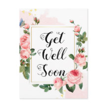 recupérate pronto,fondo de rosas acuarela,personal