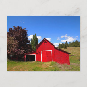 Postal Red Barn