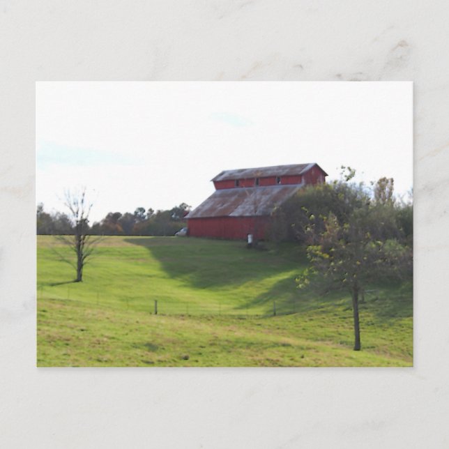 Postal Red Barn (Anverso)