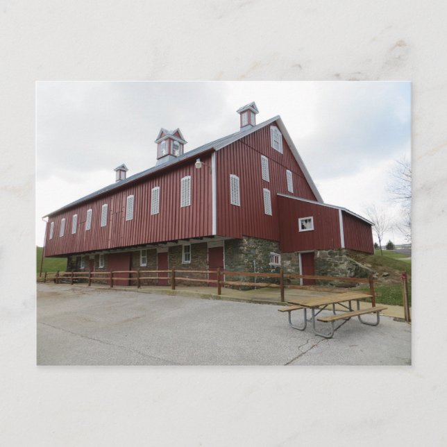 Postal Red Barn: Westminster, MD (Anverso)