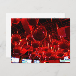 Postal Red Bauble Postcards