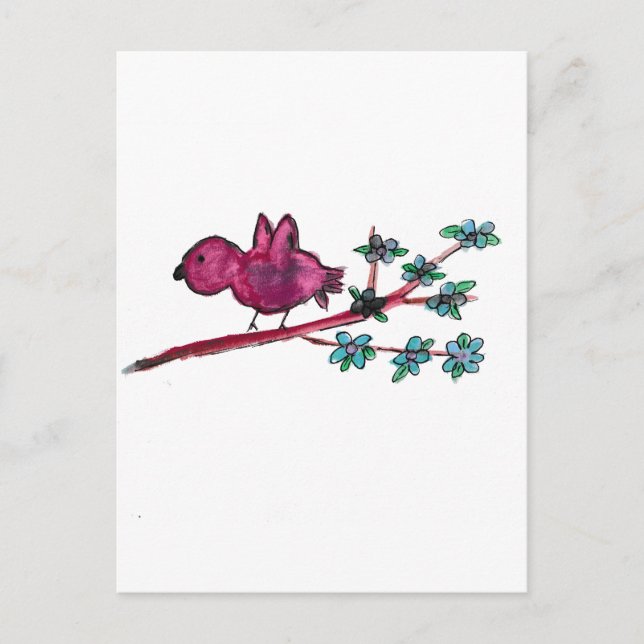 Postal Red Bird (Anverso)