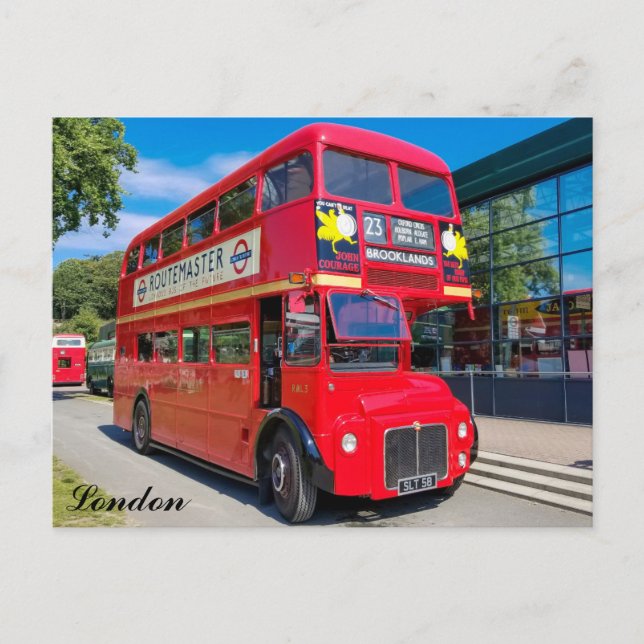 Postal Red Bus de Inglaterra (Anverso)