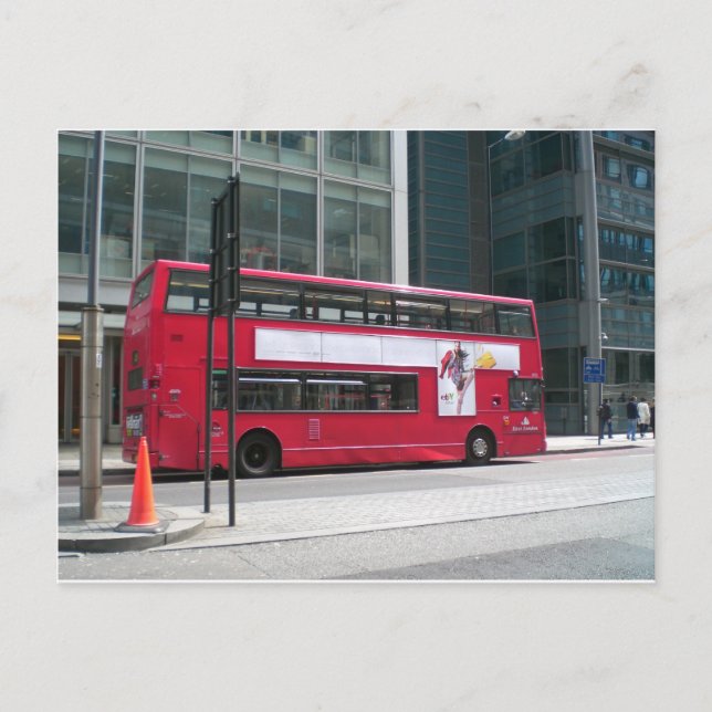 Postal Red Bus de Londres (Anverso)