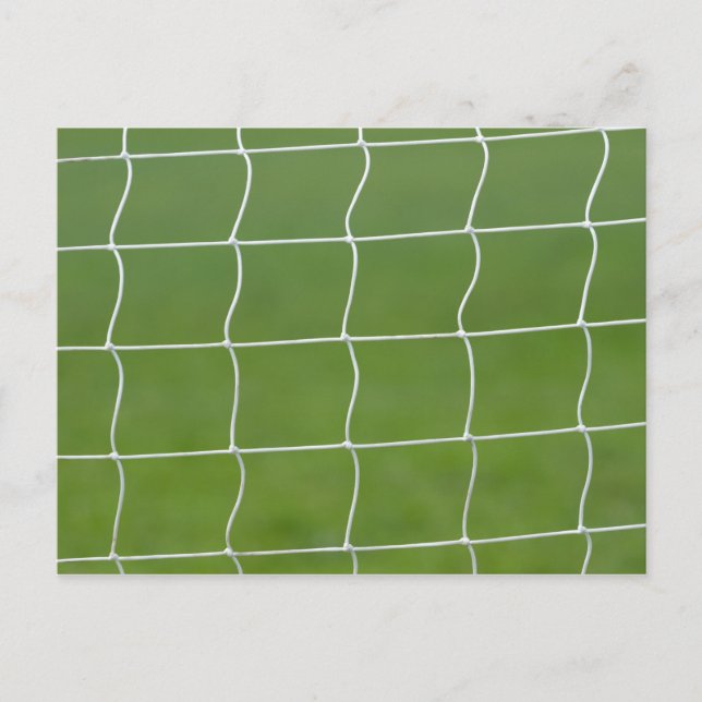 Postal Red de gol de fútbol (Anverso)