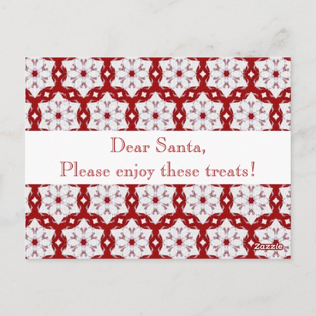 Postal Red de navidades (Reverso)