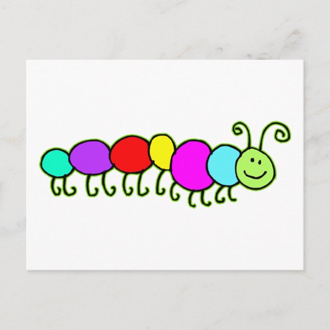 Postal Red de oruga (Anverso)