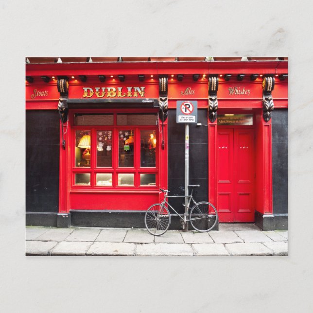 Postal Red Dublin Pub (Anverso)