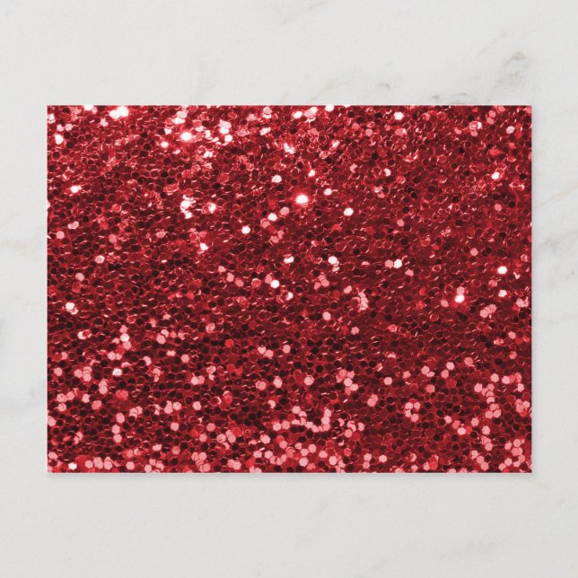 Postal Red Faux Purpurina (Anverso)