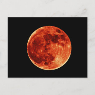 postal Red Full Moon