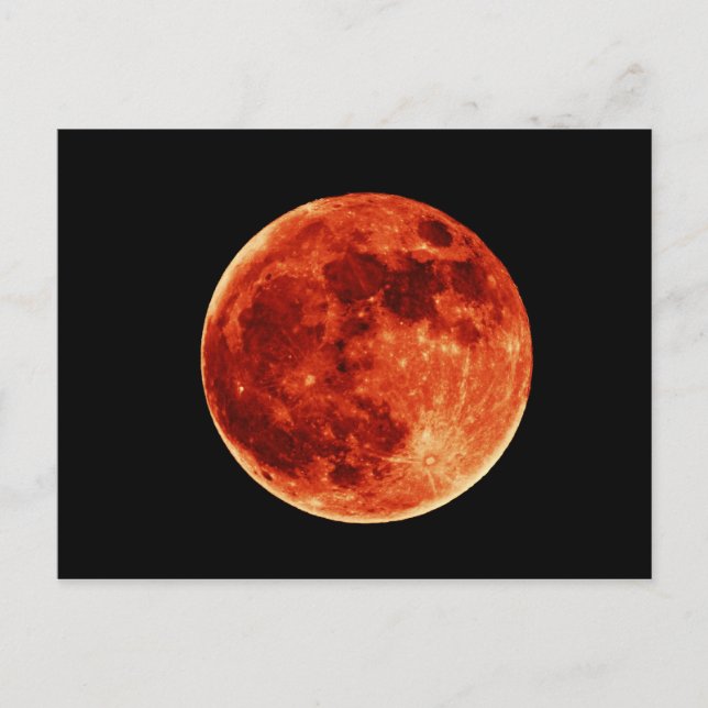 postal Red Full Moon (Anverso)