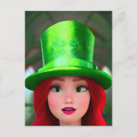 Red Haired St Patricks Woman