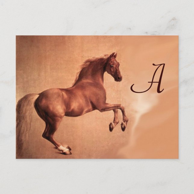 POSTAL RED HORSE MONOGRAM (Anverso)
