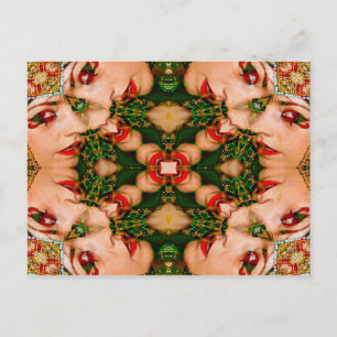 Postal Red Lips Mandala