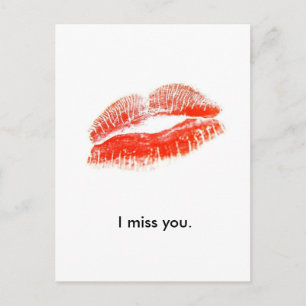 Postal red_lips, te extraño.