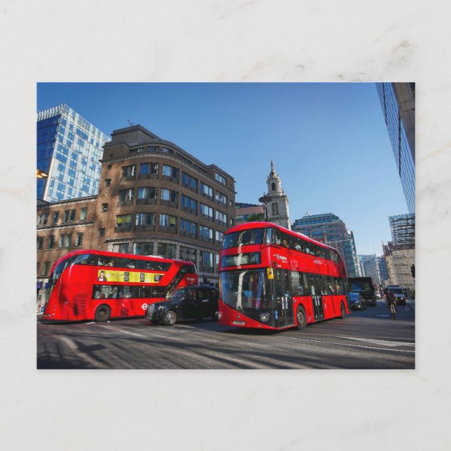 Postal Red London Bus (Anverso)