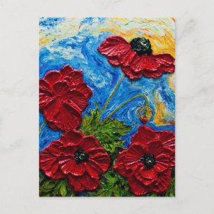 Postal Red Poppies