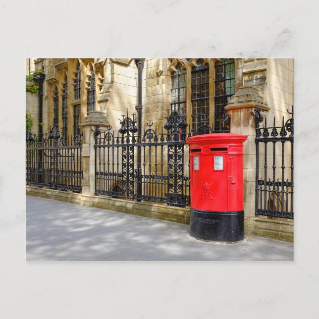 Postal Red Post Box, Westminster, Londres, Reino Unido (Anverso)