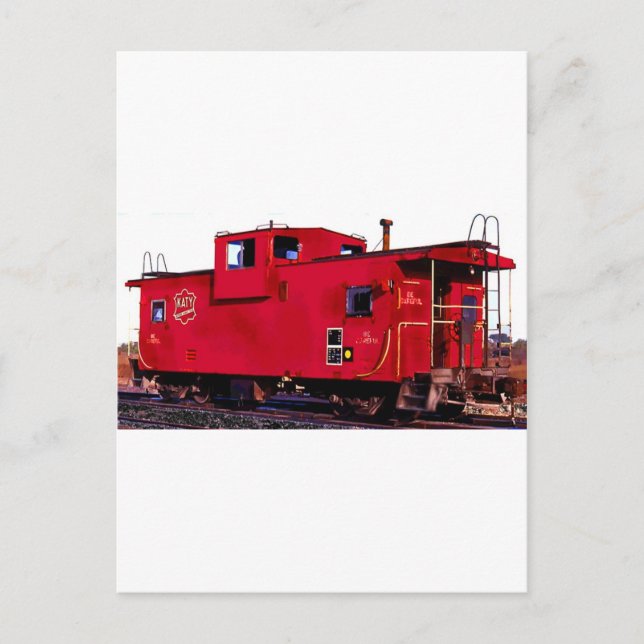 Postal Red Railroad Caboose (Anverso)
