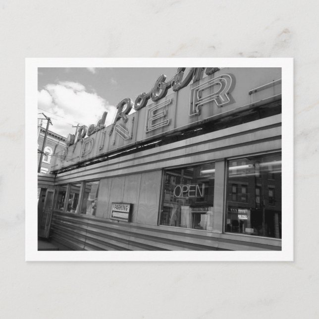 Postal Red Robin Diner (Anverso)