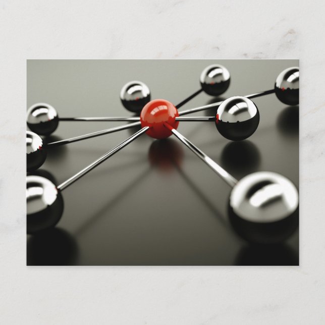 Postal Red roja de red (Anverso)