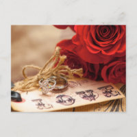 Postal Red Rose Ring