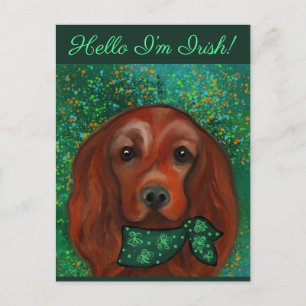 Postal Red Setter de Irlanda