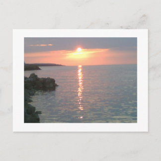 Postal Red Sunset