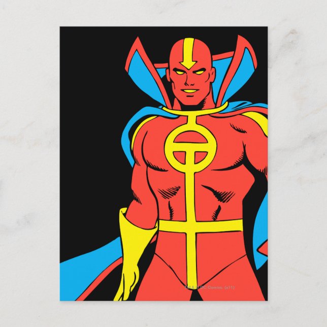 Postal Red Tornado Pose (Anverso)