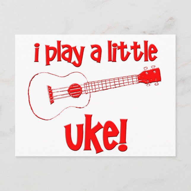 Postal Red Ukulele (Anverso)