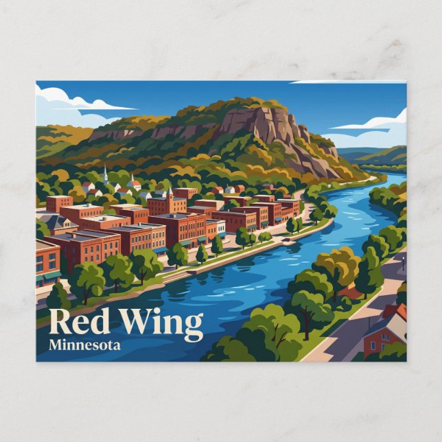 Postal Red Wing EE. UU. (Anverso)