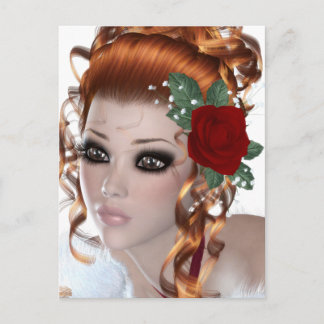 Postal Red Woman