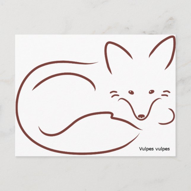 Postal RedFox (Anverso)