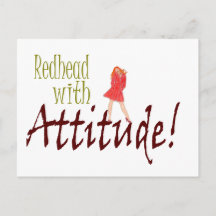 Redhead con actitud