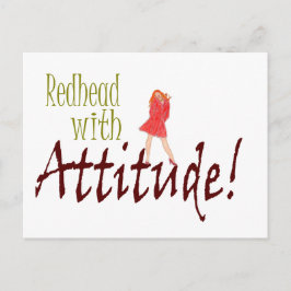 Postal Redhead con actitud