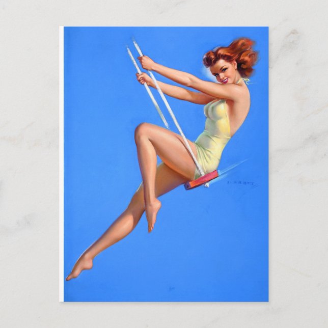 Postal Redhead on Swing Pin (Anverso)