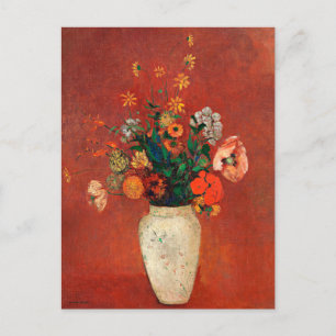 Postal Redon - Bouquet en una caja china