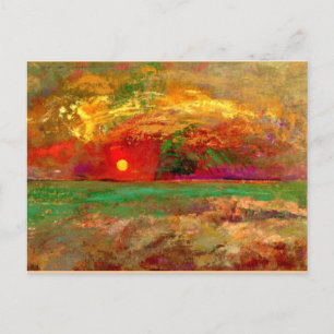 Postal Redon - El atardecer
