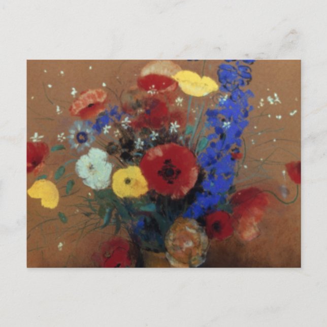 Postal Redon: Flores salvajes, C1912 (Anverso)