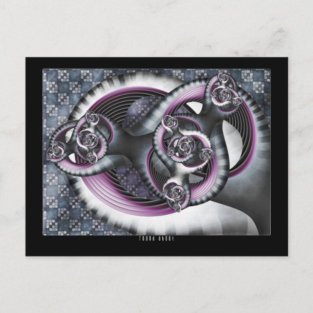 Postal Redondear sobre (Anverso)