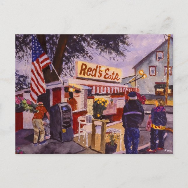 Postal Red's Eats Langostera (Anverso)