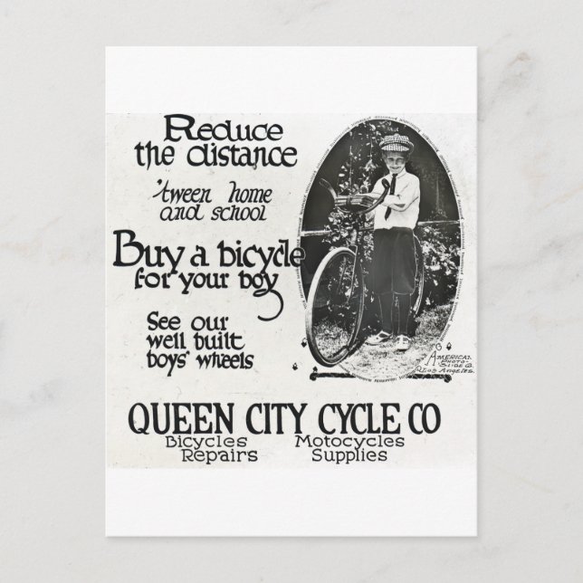 Postal Reducir la distancia entre el hogar y la escuela (Anverso)